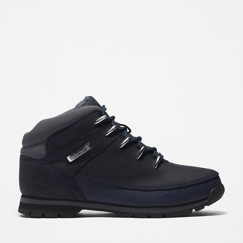 Navy Timberland Euro Sprint Hiking Boots | 48908247