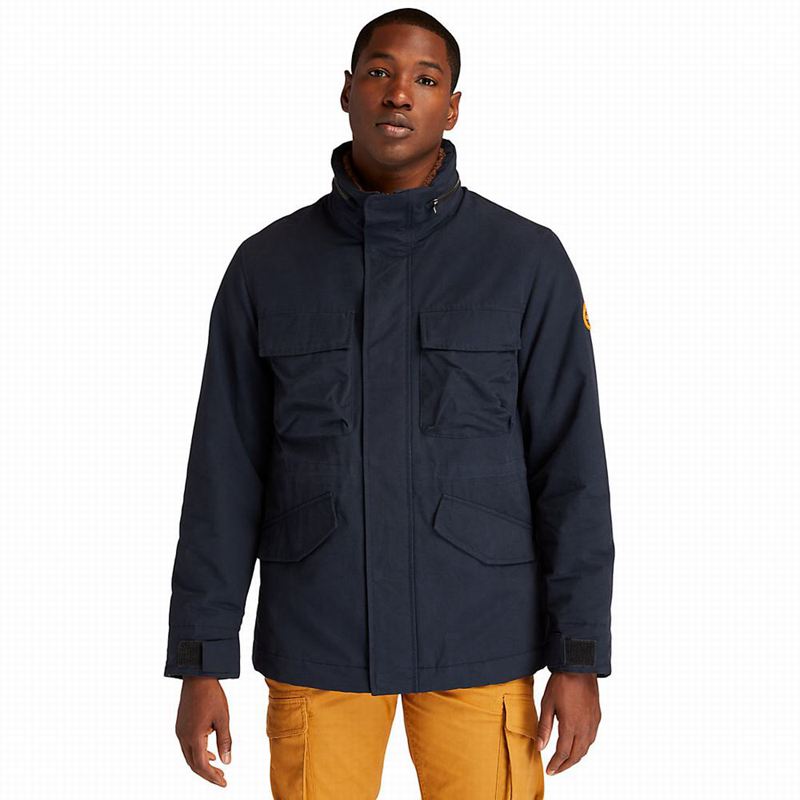 Navy Timberland Field Trip Outdoor Jackets | 87625336