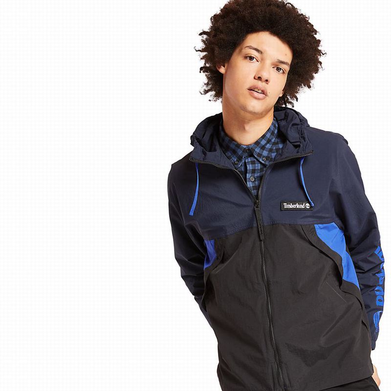Navy Timberland Full-Zip Windbreaker | 79224156