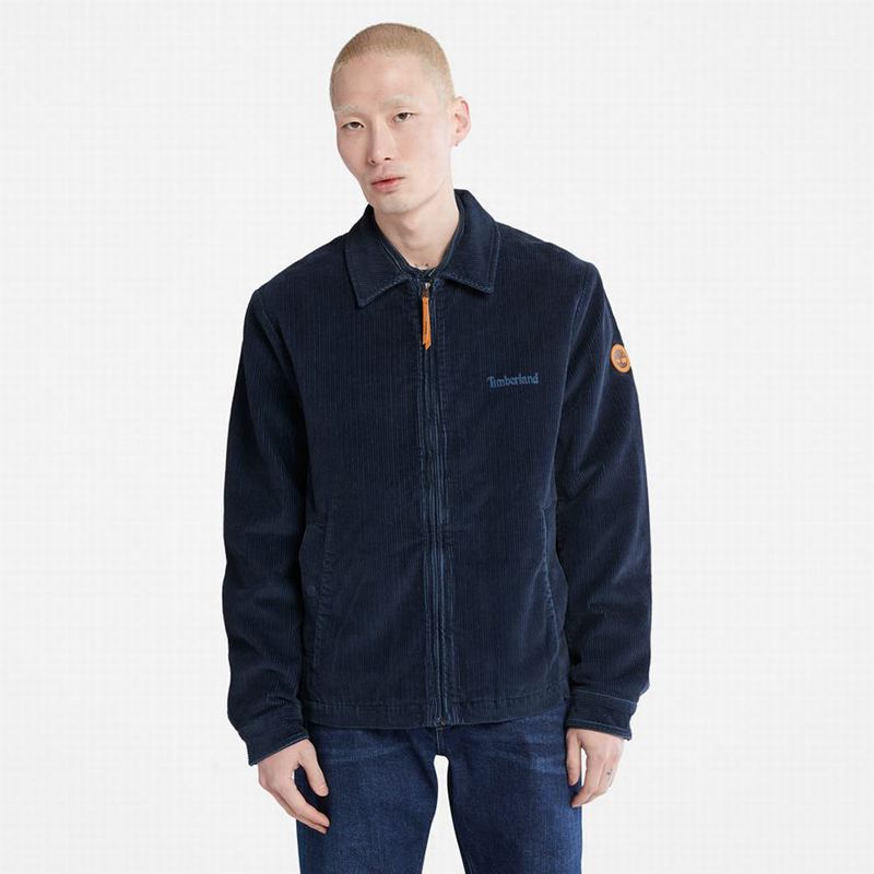 Navy Timberland Garfield Hooded Jackets | 97378586