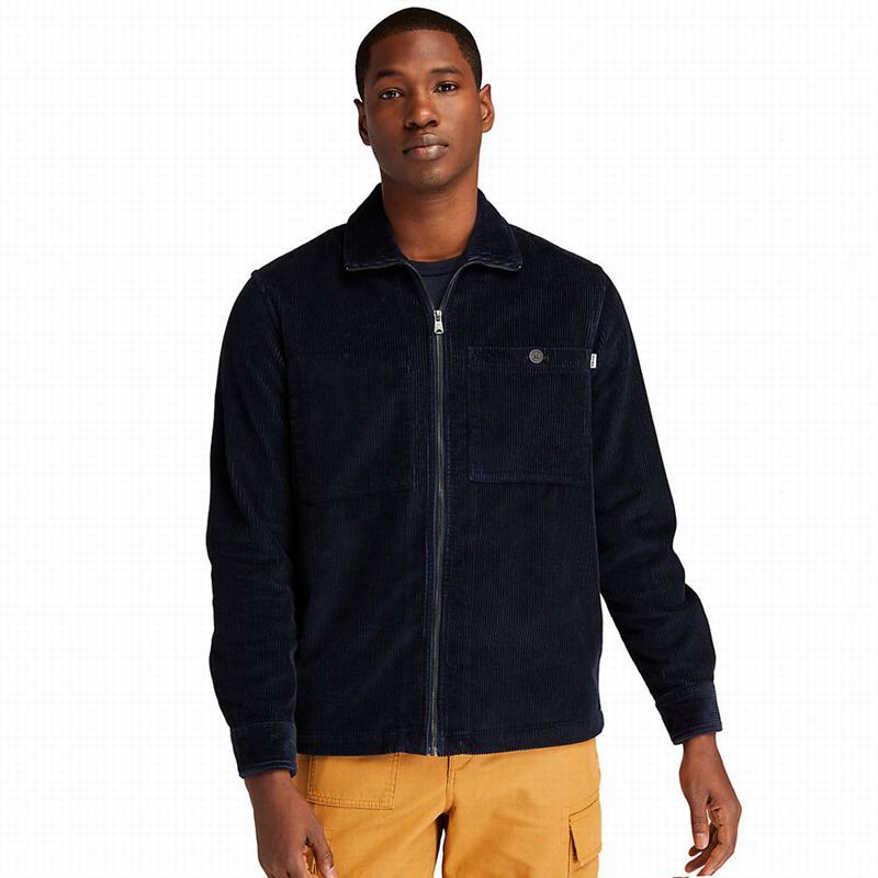 Navy Timberland Garfield Midweight Hooded Jackets | 3882694