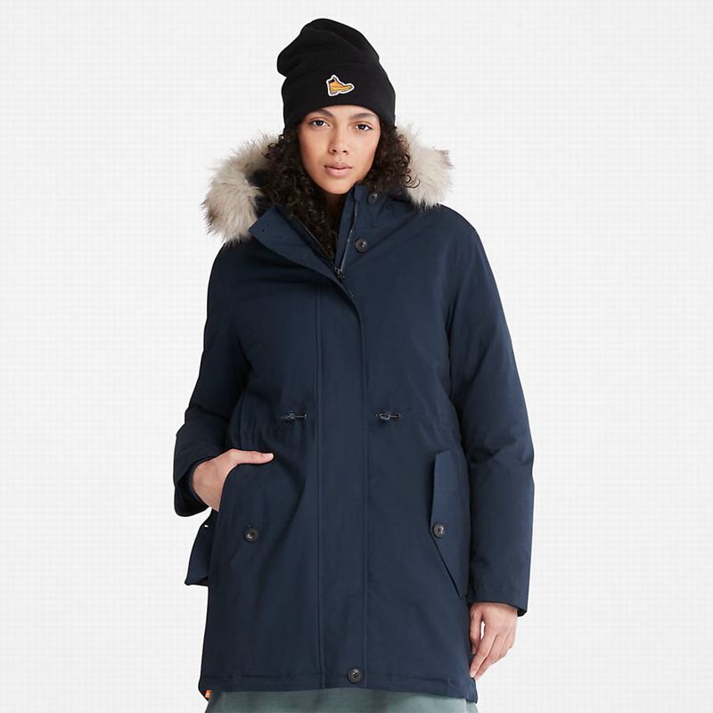Navy Timberland Mt. Kelsey Fleece-Lined Parka | 77631711