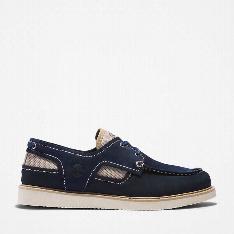 Navy Timberland Newmarket II Boat Shoes | 42467493