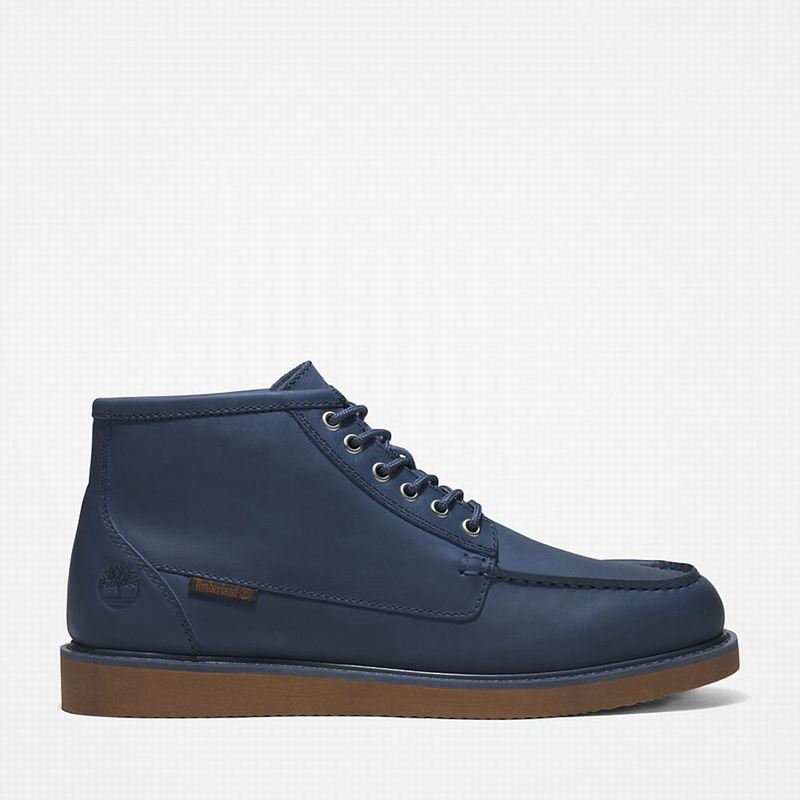 Navy Timberland Newmarket II Moc-Toe Chukka Boots | 98800382