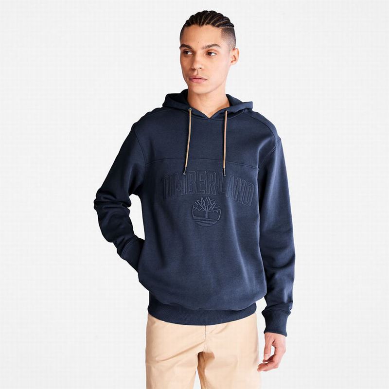 Navy Timberland Outdoor Heritage EK+ Graphic Hoodie | 90076745