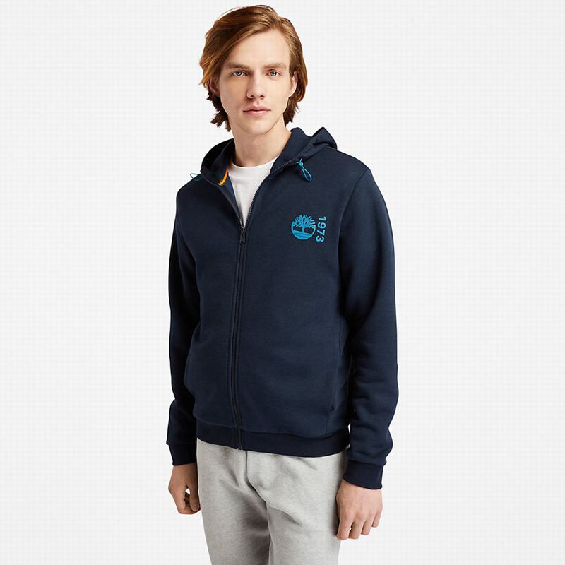 Navy Timberland Re-Comfort EK+ Zip Hoodie | 75271953