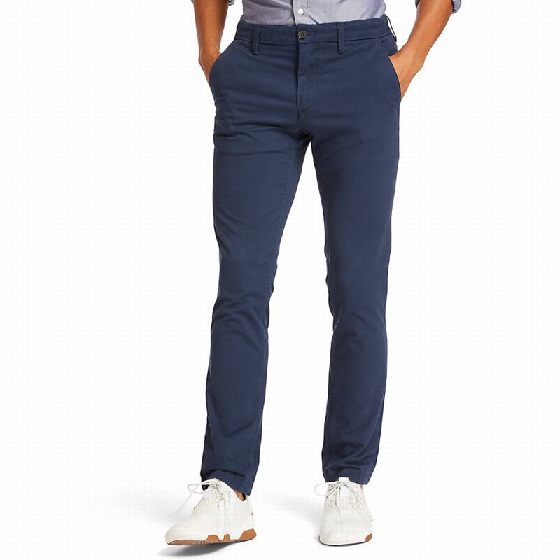Navy Timberland Sargent Lake Stretch Chino Pants | 78169438