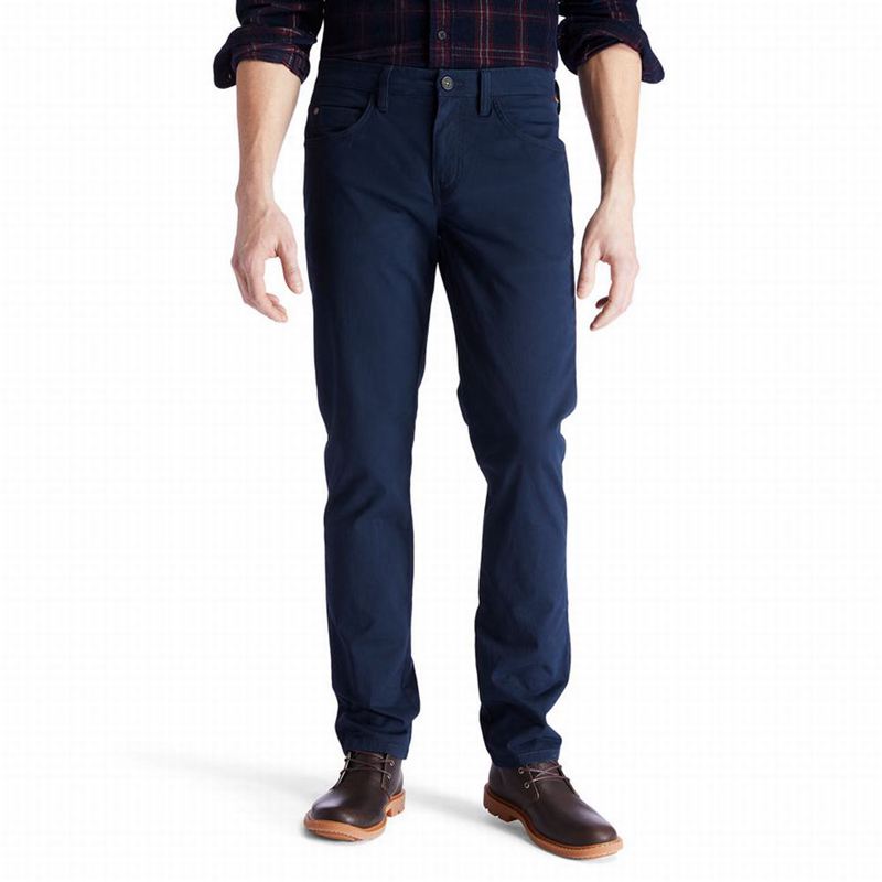 Navy Timberland Sargent Lake Twill Pants | 40470167