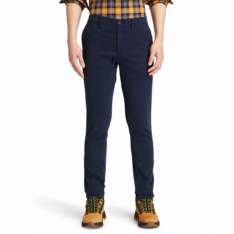 Navy Timberland Sargent Lake Ultrastretch Chino Pants | 92848189