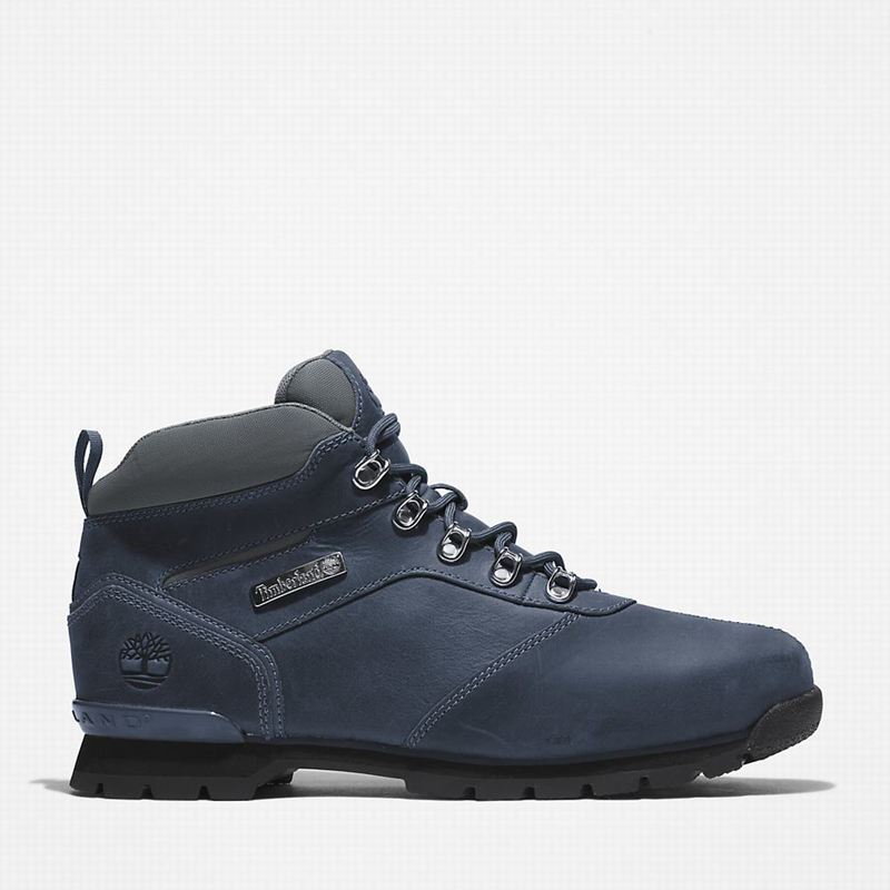 Navy Timberland Splitrock Hiking Boots | 95685396