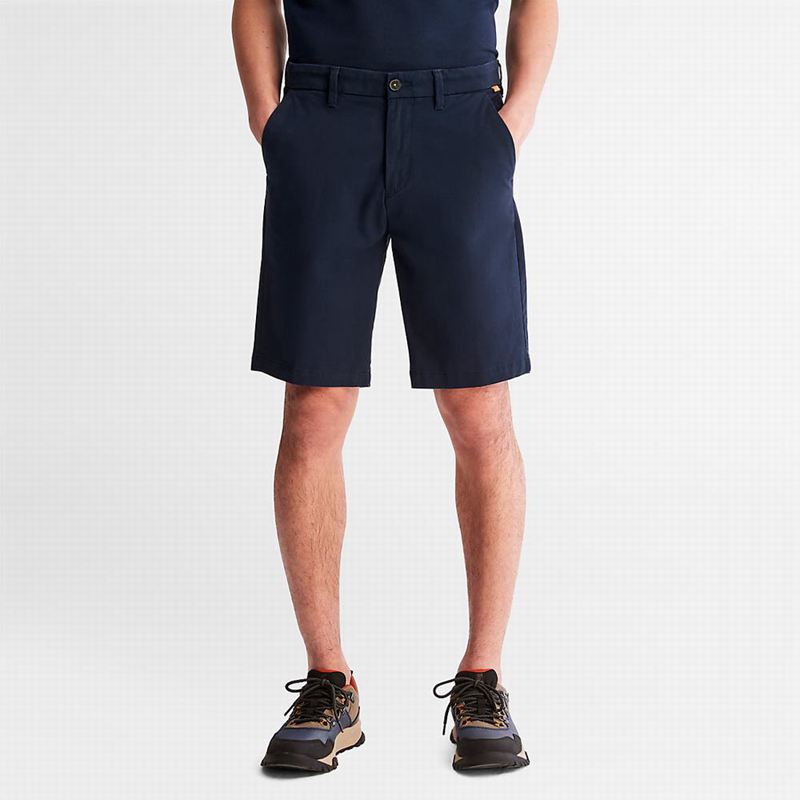 Navy Timberland Squam Lake Stretch Chino Shorts | 61254300