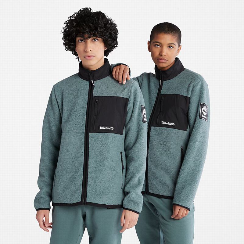 Olive Timberland All Gender Outdoor Archive Fleece Jackets | 53634531