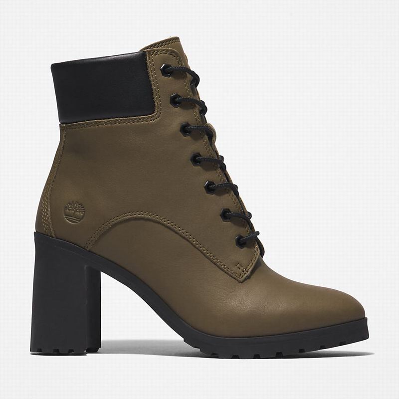 Olive Timberland Allington Heeled 6 Inch Boots | 57537979