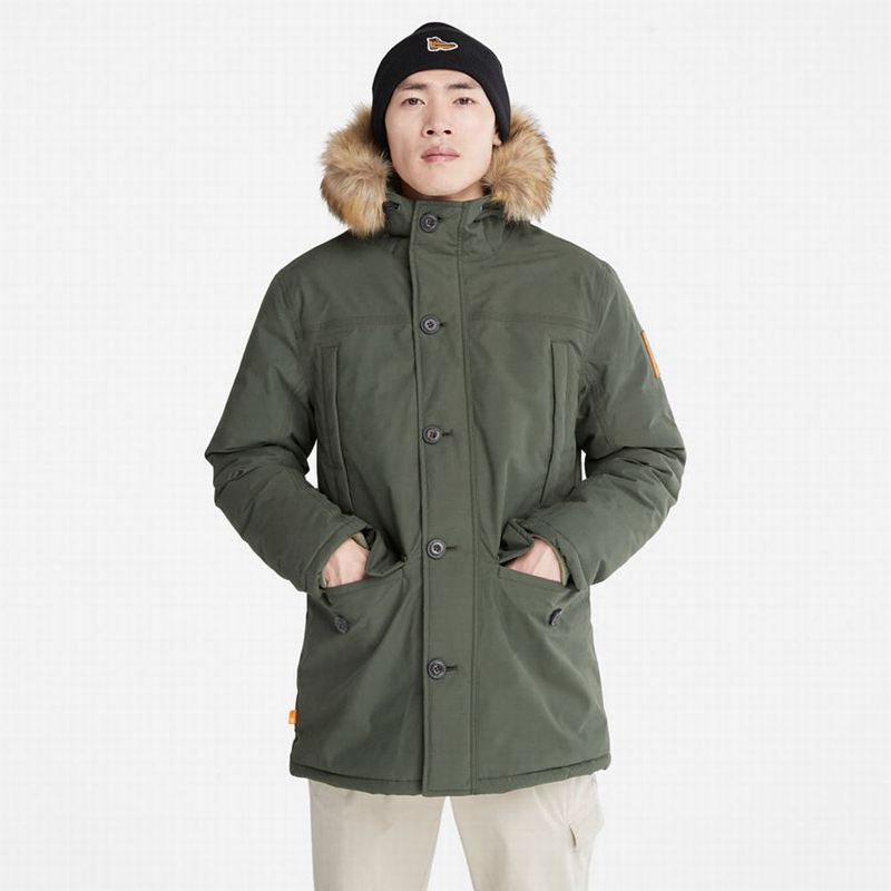 Olive Timberland Boundary Peak Warm Parka | 92237204