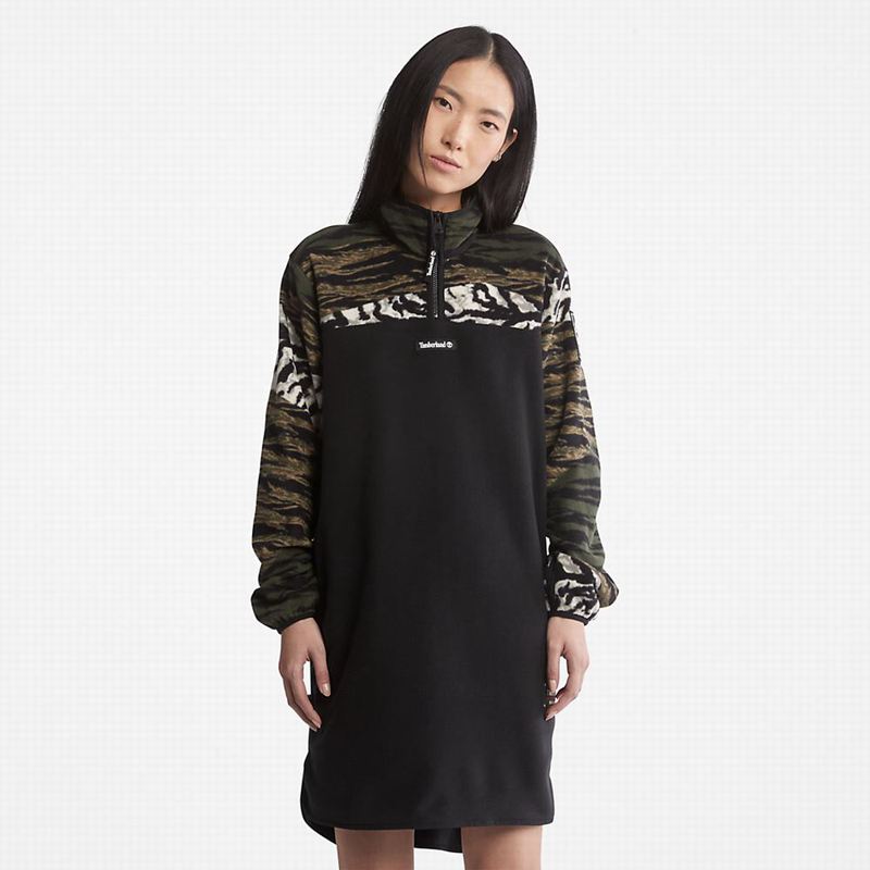 Olive Timberland Chinese New Year Fleece Dress | 92958989