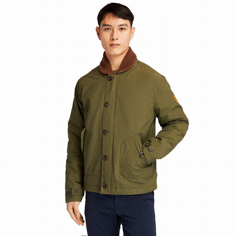 Olive Timberland Corduroy Chore Jackets | 36860196