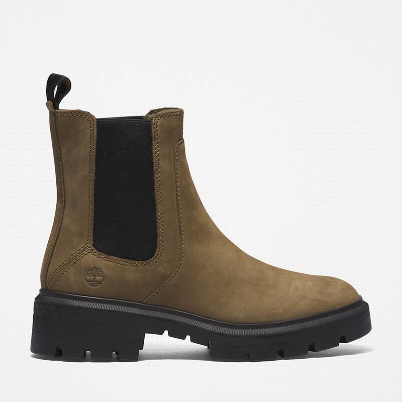 Olive Timberland Cortina Valley Chelsea Boots | 61903102