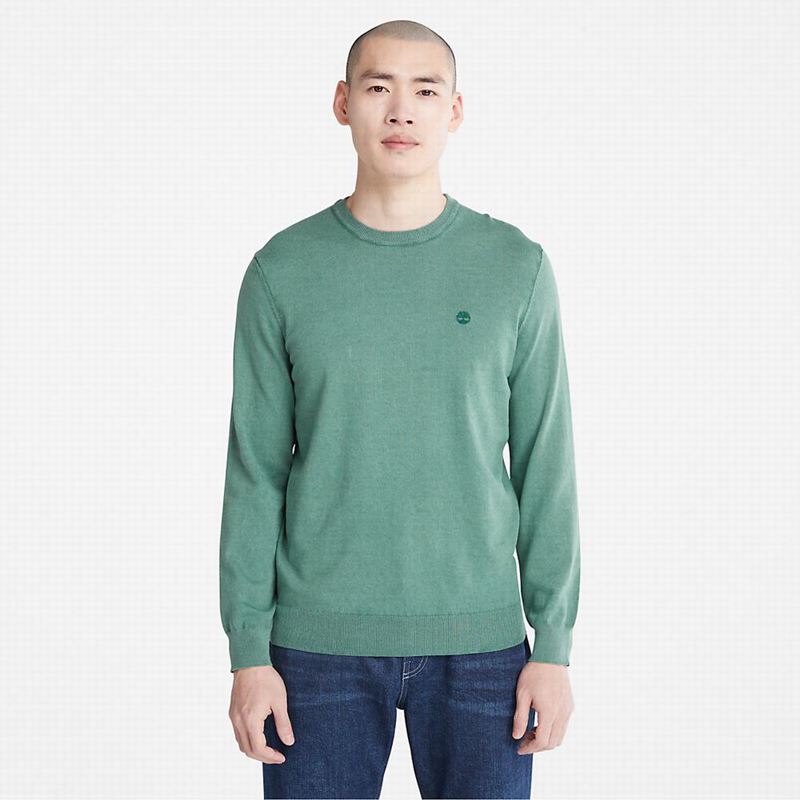 Olive Timberland EK+ Crewneck Jumpers | 2036839