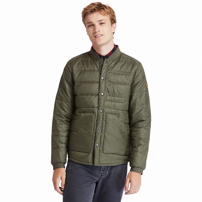 Olive Timberland Earthkeepers by Raeburn Overshirt Bomber Jackets | 41251154