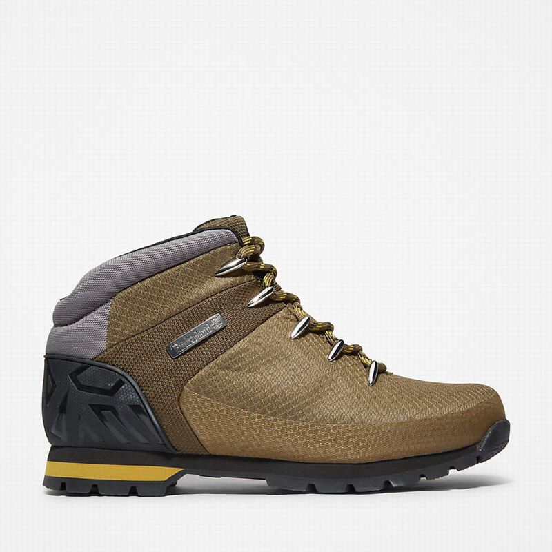 Olive Timberland Euro Sprint Waterproof Hiking Boots | 70524266
