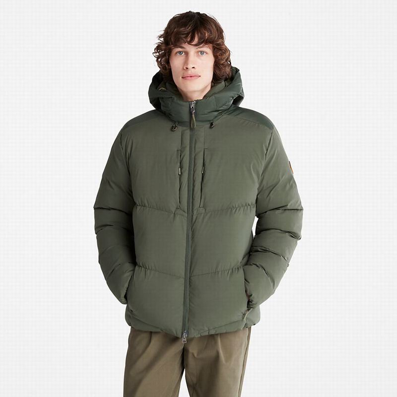 Olive Timberland Fleece Overshirt Winter Jackets | 3263987