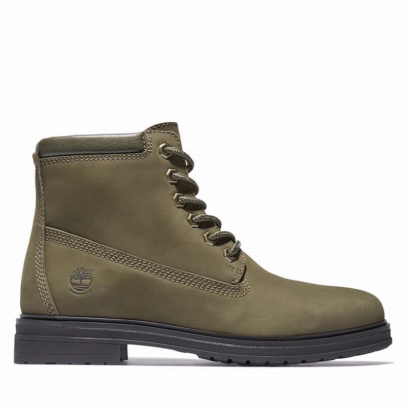 Olive Timberland Hannover Hill 6 Inch Boots | 97794586