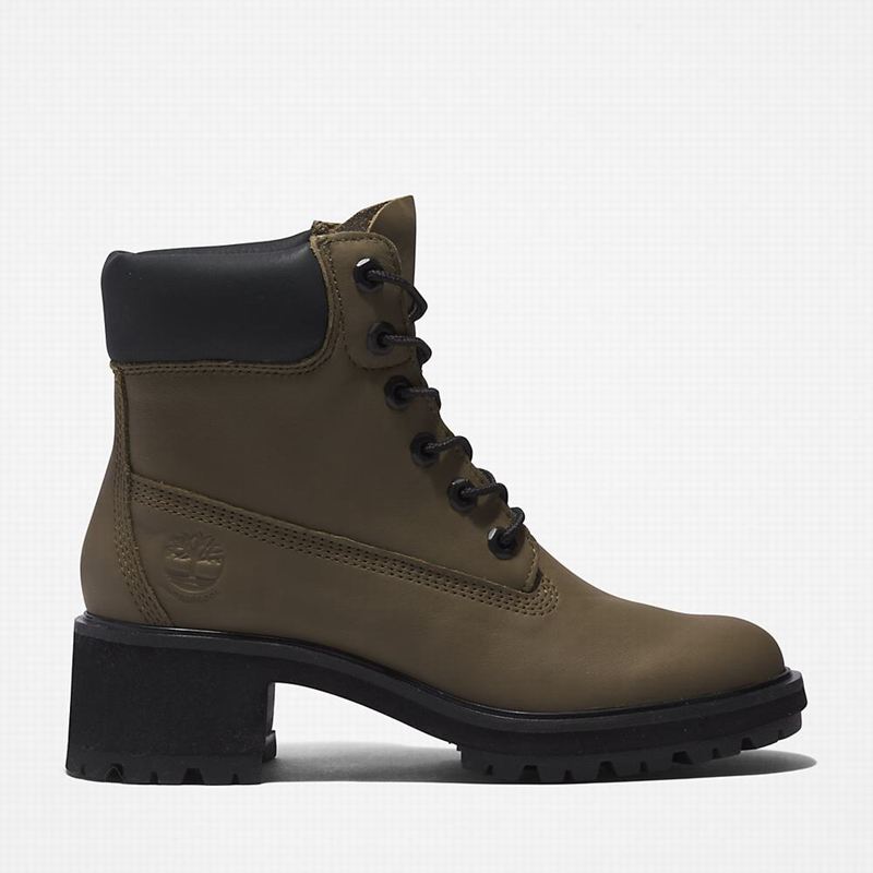 Olive Timberland Kinsley 6 Inch Heeled Boots | 59300216