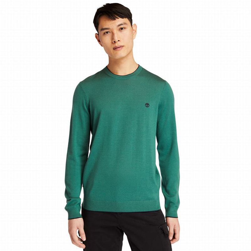 Olive Timberland Nissitissit River Merino Wool Sweaters | 54950516