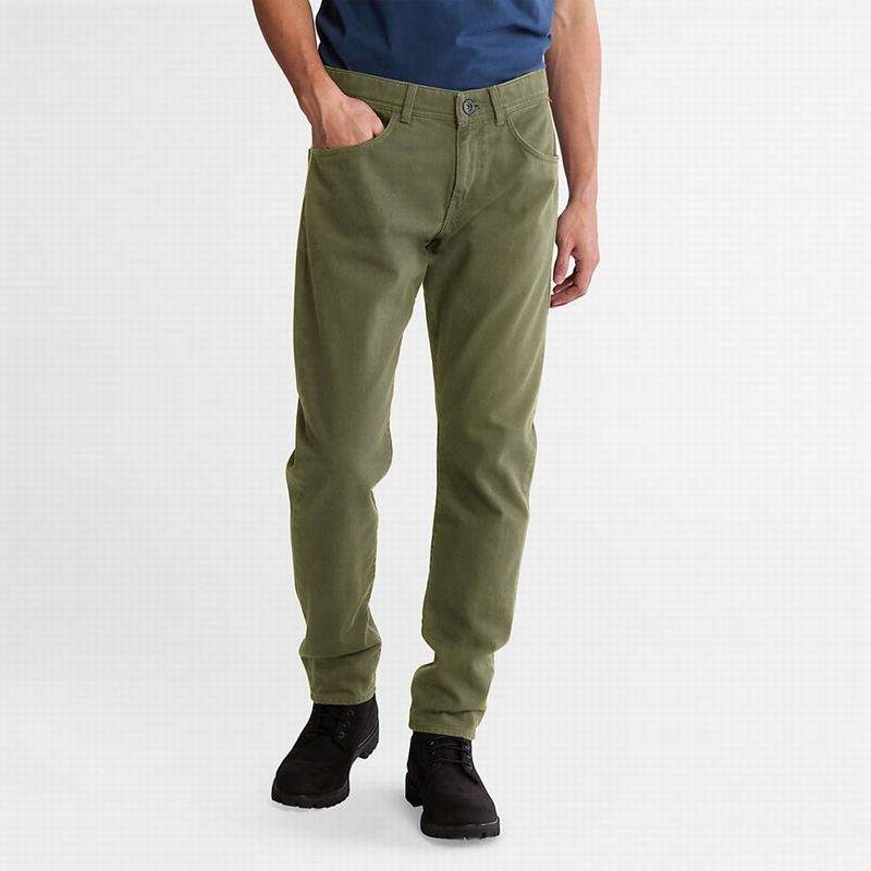 Olive Timberland Outdoor Heritage EK+ Denim Jeans | 10452225