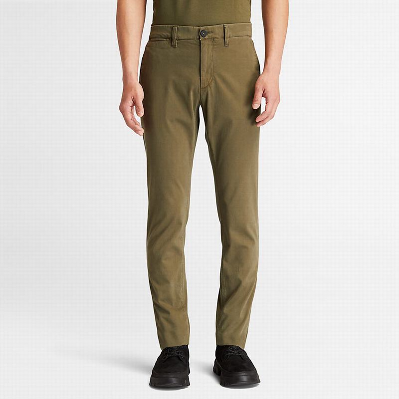 Olive Timberland Sargent Lake Ultrastretch Chino Pants | 88953085