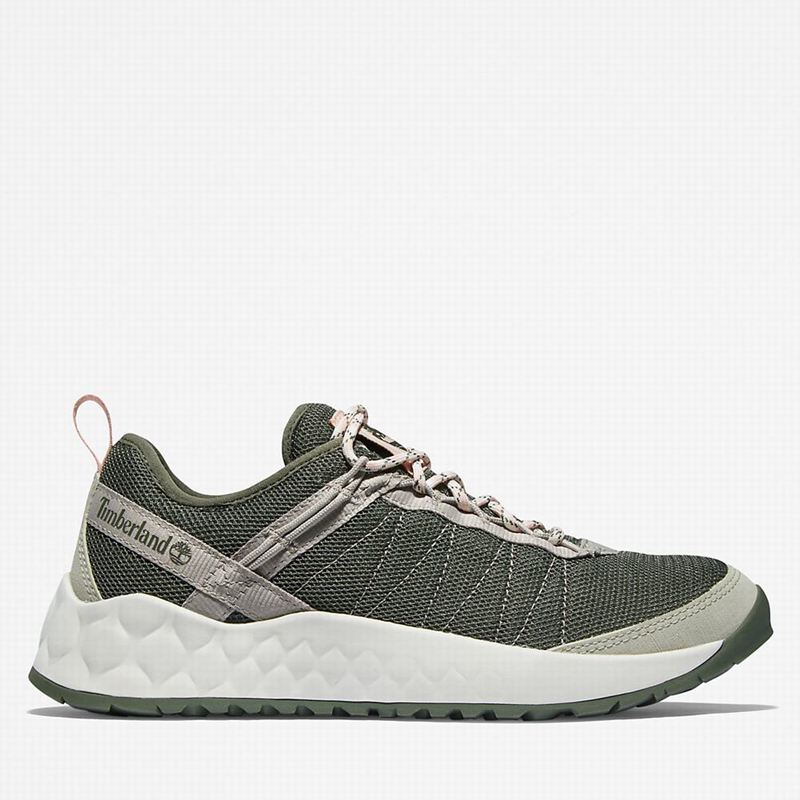 Olive Timberland Solar Wave GreenStride Sneakers | 64465233