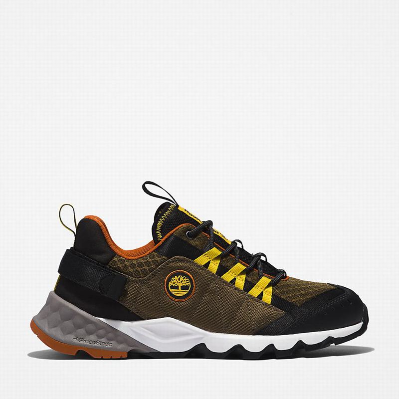 Olive Timberland Solar Wave Hiking Shoes | 96725576