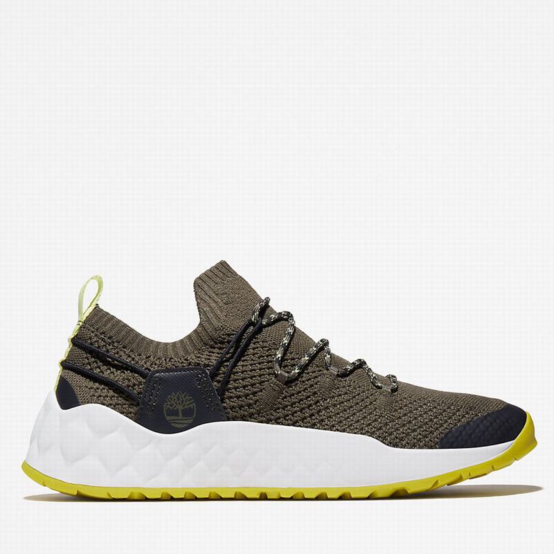 Olive Timberland Solar Wave Sneakers | 65864835