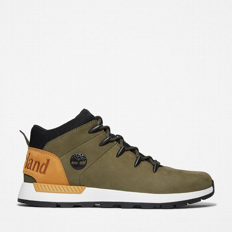 Olive Timberland Sprint Trekker Chukka Boots | 79669734