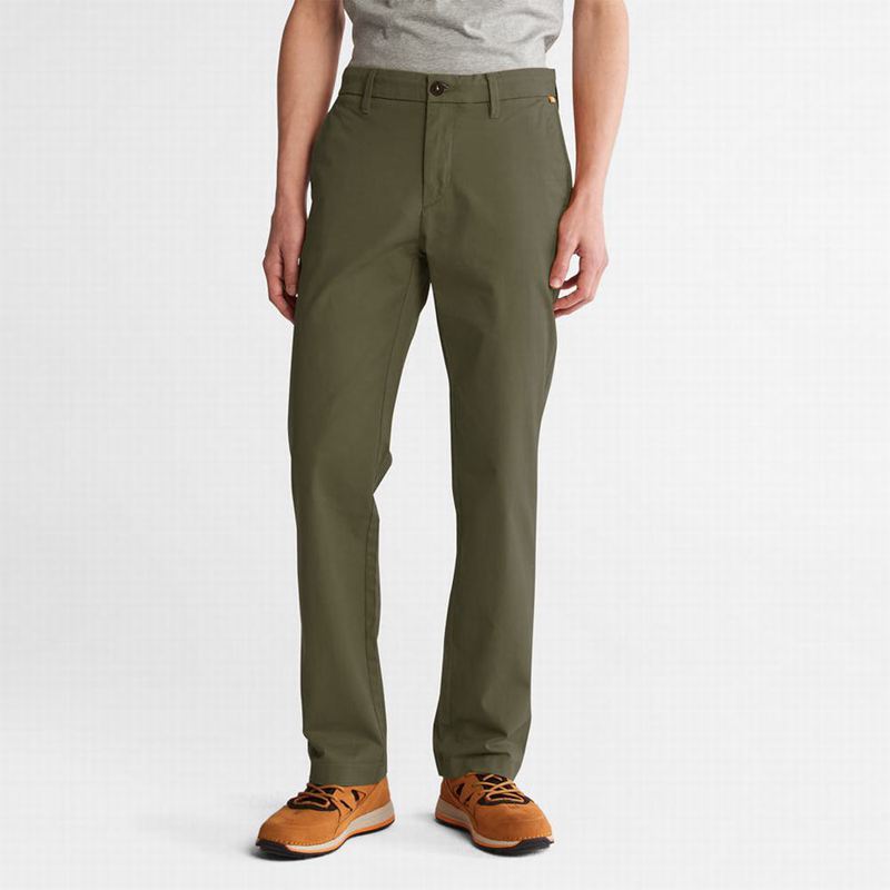 Olive Timberland Squam Lake Twill Chino Pants | 77070779