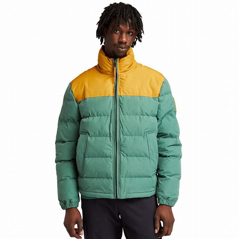 Olive Timberland Stow-and-Go Puffer Jackets | 29374548