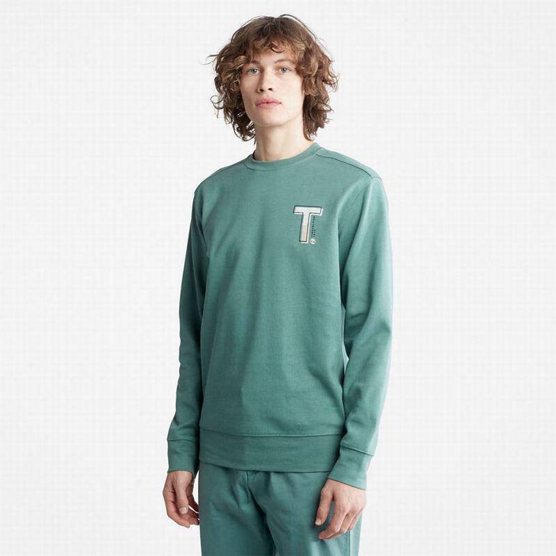 Olive Timberland Sweatshirt with Timber Fresh Technology Sweatshirts | 32144197