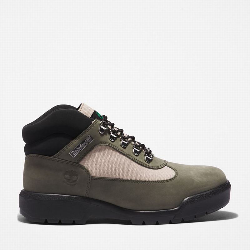Olive Timberland Waterproof Field Waterproof Boots | 46020792