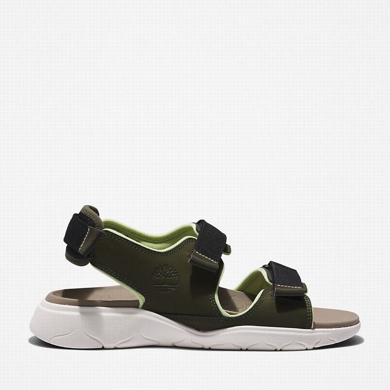 Olive Timberland Whitehaven Backstrap Sandals | 91330359