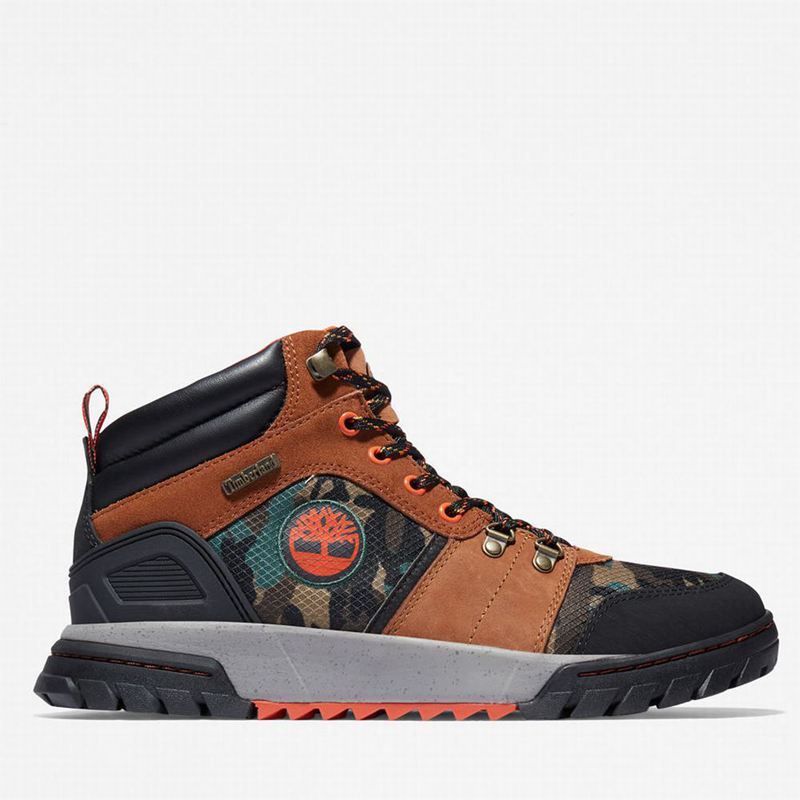 Orange Timberland Boulder Trail Hiking Boots | 29083346