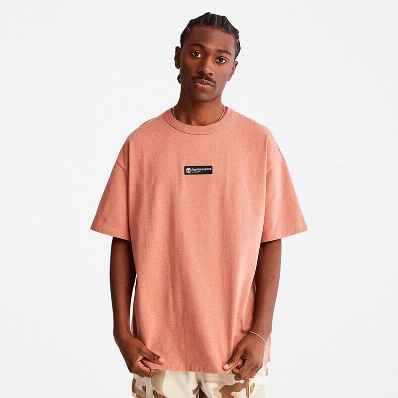 Orange Timberland Dunstan River T-Shirts | 404770