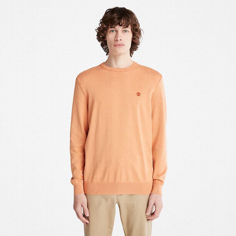 Orange Timberland EK+ Crewneck Jumpers | 25671427