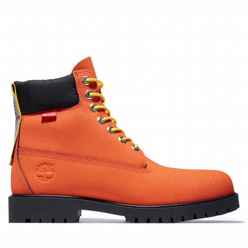 Orange Timberland Heritage 6 Inch Winter Boots | 75207564
