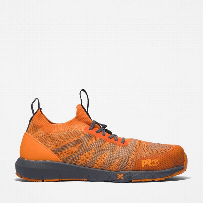 Orange Timberland Radius Composite Toe Work Shoes | 51277198