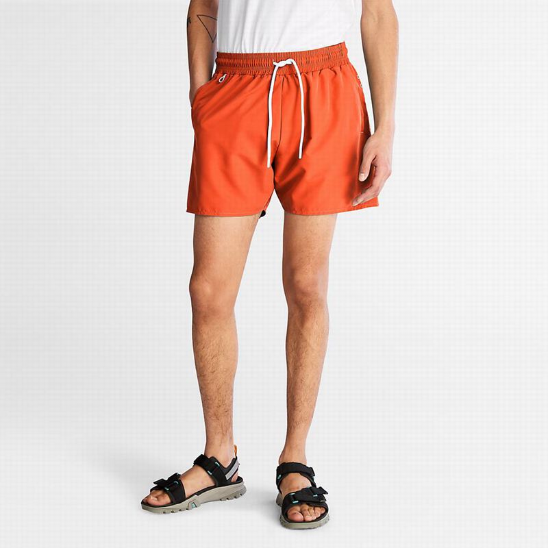 Orange Timberland Sunapee Lake Swim Shorts | 63784027