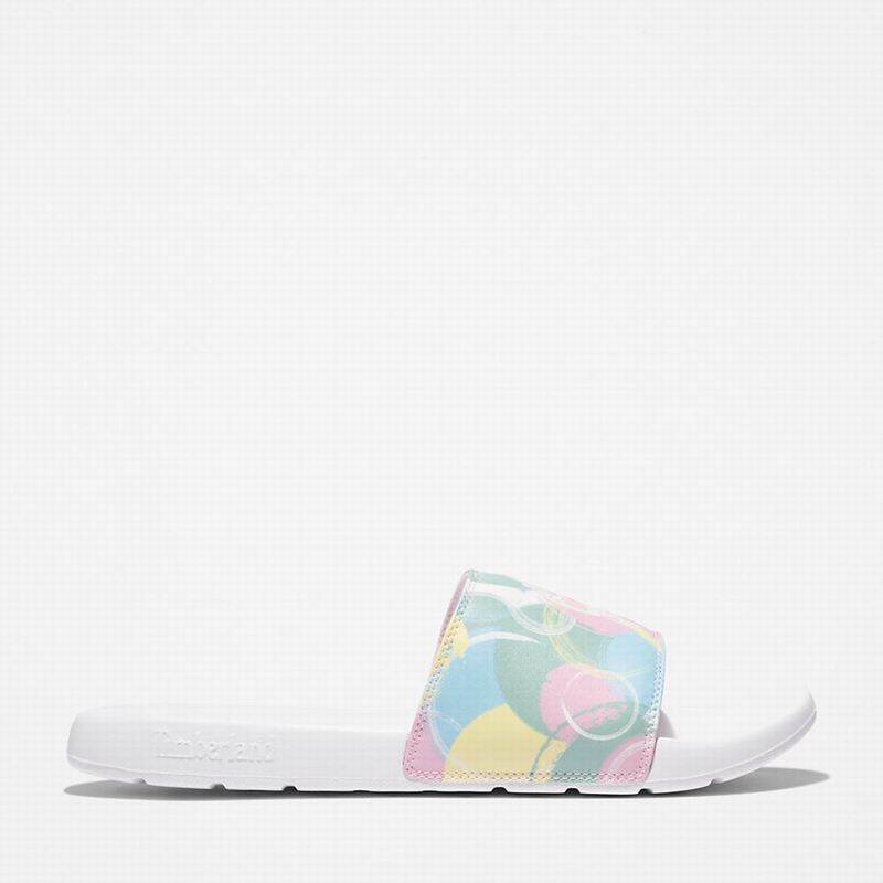 Pink Timberland All Gender Playa Sands Slide Slides | 31780425