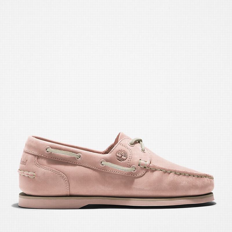 Pink Timberland Classic 2-Eye Boat Shoes | 22417522