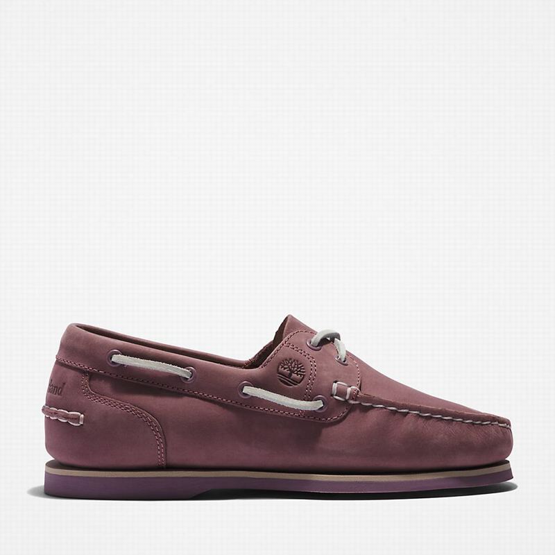 Pink Timberland Classic 2-Eye Boat Shoes | 44952755