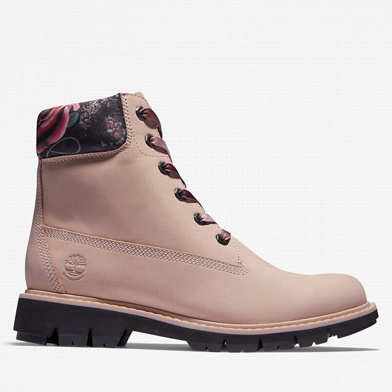 Pink Timberland Lucia Way 6 Inch Boots | 35577850