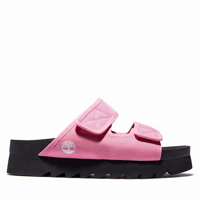 Pink Timberland Santa Monica Sunrise Slide Slides | 77019648